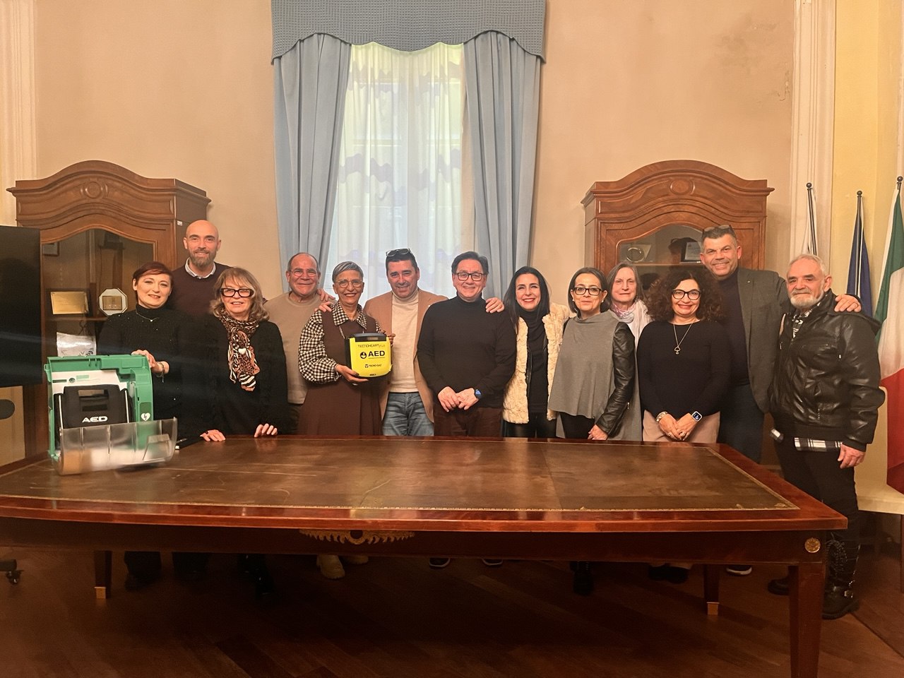 Consegna defibrillatore