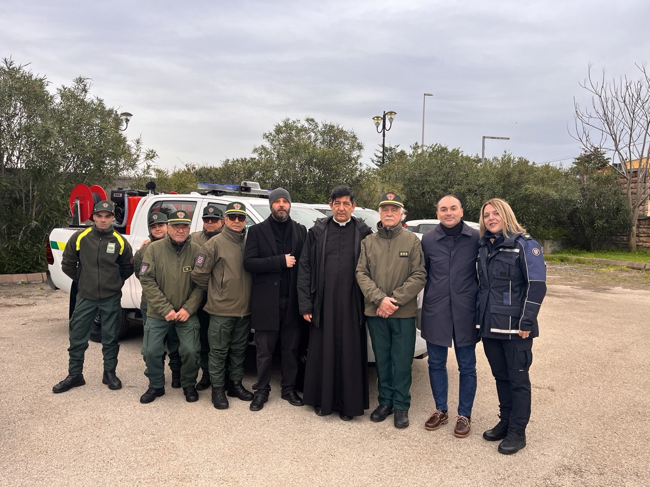 Consegna nuovo mezzo Compagnia barracellare